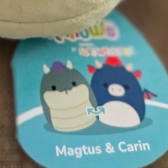 NEW Squishmallows Flip-A-Mallow Magtus and Basilisk - Picture 8 of 9